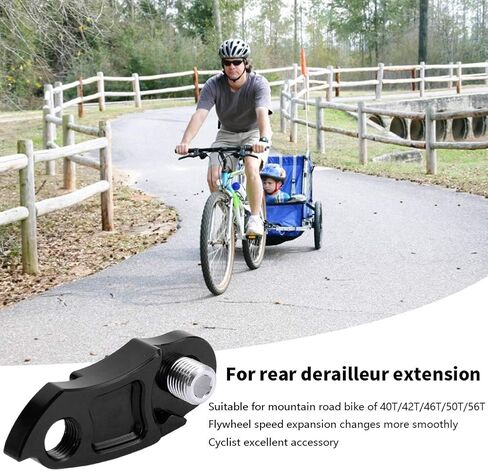 شماعة Derailleur الخلفية للدراجة، موسع شماعات Derailleur YC-02 من سبائك الألومنيوم إطار هوك للدراجة الجبلية 40T-56T ودراجة الطريق 32T-42T in Kuwait