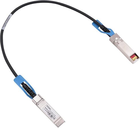 كابل Twinax 25 جيجا بايت SFP28 DAC، كابل نحاسي سلبي 1 متر 25GBASE-CR SFP28، متوافق مع Cisco SFP-H25G-CU1M، Ubiquiti، Juniper، Mellanox، Mikrotik، Netgear، Supermicro، مفاتيح مفتوحة المصدر in Kuwait