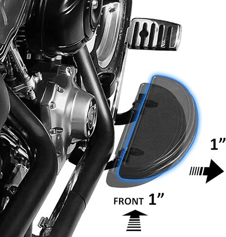 دعامات نقل لوحة الأرضية للسائق متوافقة مع موديلات Harley Softail FL موديلات 2000-2017 Fat Boy Deluxe Slim Heritage Softail Classic Cross Bones، مكون التحكم في قدم الدراجة النارية in Saudi Arabia