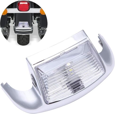 عدسة دخانية بطرف حاجز أمامي مصباح LED متوافق مع Electra Glide 1980-2013 Heritage Softail Classic FLSTC 1986-2008 in Saudi Arabia