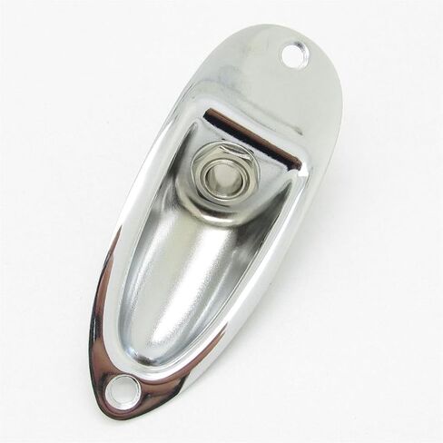 JIUWU Black Boat Style 6.35mm Guitar Pickup Output Input Jack Plug Socket for Fender Strat Guitar in Saudi Arabia