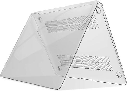 IBenzer متوافق مع حافظة MacBook Air 13 بوصة 2022 2021 2020 M1 A2337 A2179 A1932، حافظة بلاستيكية صلبة لجهاز Mac Air 13 Retina Display مع معرف اللمس، شفاف كريستالي، MMA-T13CYCL in Kuwait