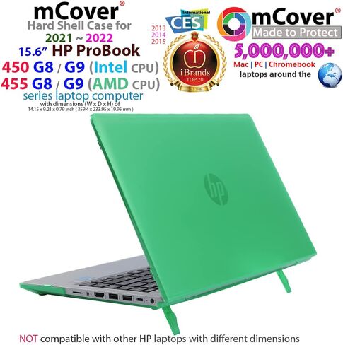 حافظة mCover متوافقة فقط مع أجهزة الكمبيوتر المحمول HP ProBook 450 G8 / G9 / G10 و455 G8 / G9 / G10 مقاس 15.6 بوصة (لا تناسب موديلات HP الأخرى) - وردي in Saudi Arabia