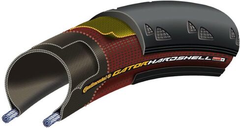 إطار دراجة قابل للطي من Continental Gator - إطار بديل للحماية من الثقب للطرق/الركاب (23c، 25c، 28c، 32c) in Saudi Arabia