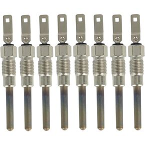 8X Diesel Glow Plug 12563554 Compatible with Chevrolet GMC Hummer H1 G30 G20 C1500 K1500 K2500 K3500 Suburban Tahoe Savana Yukon 6.2L 6.5L Dual Coil Fast Start 1982-2006 Pickup SUV Van