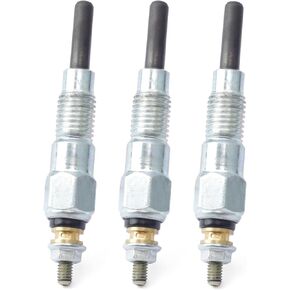 M87919 Glow Plugs مجموعة استبدال لجون ديري 330 332 375 430 435 455 655 670 6x4 F915 F925 F935 X495 X595 1435 2020 2030 لـ Yanmar 3TN66C 3TN66UJ استبدال 0 -250-202-110 3PCS