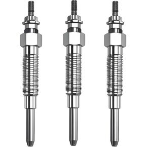 3pcs توهج المقابس متوافقة مع Mitsubishi S4S S3L S3L2 محرك شوكية الجرار المضغوط استبدال#: 32A66-03100 32A66-03101 32A66-03102