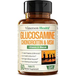 Glucosamine Chondroitin MSM Joint Support Supplement with Glucosamine Sulfate 1500 mg plus Nourishing Chondroitin Sulfate Complex - Premium Joint Health MSM Supplement for Women and Men - 150 Capsules