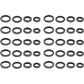 ApplianPar Banjo Bolt Fuel Sealing Washers 8mm 10mm 12mm 14mm Oil Gasket for Dodge Cummins Pack of 40