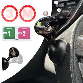 𝟯𝗠 Tape | Car Joystick Push Start Button Cover, Metal Push to Start Accessories, Car Starter Engine Start Stop Button Cover, Cool Car Accessories Interior Decor Push to Start Button Rocker, red