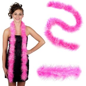 Zucker Marabou Feather Boas - إكسسوارات زي رقيقة ، لحفل الهالوين ، الكرنفال ، الحرف ، الرقص - 3 عبوات