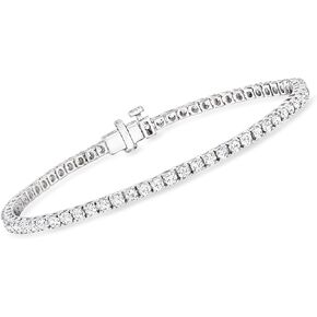 Ross-Simons 3.00 ct. t.w. Lab-Grown Diamond Tennis Bracelet in Sterling Silver