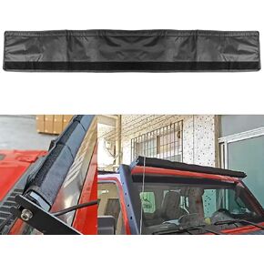 50 52 inches LED Light Bar Cover Universal Singal Double Rows Straight Curved Lightbar Whistling Silencer Windproof Dustproof Snowproof Scratch-Proof Reduced Wind Noise Protective Sleeve