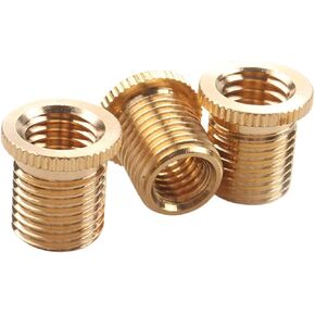 3pcs محولات خيوط مقبض التحول العالمي ، M8 X 1.25 ، M10 x 1.25 ، M10 × 1.5 نطق عصا النحاس برغي التجني