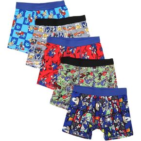 Sonic the Hedgehog 5pk Boys Boxer Briefs Set