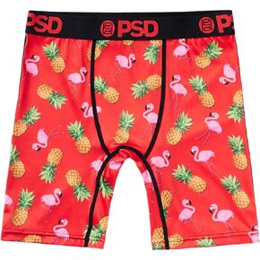 PSD Youth Boy's Tropical Print Boxer Briefs - Breathable and Supportive Kids Underwear with Moisture-Wicking Fabric