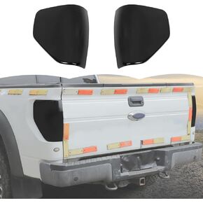 RT-TCZ Smoked Black Tail Light Lamp Cover Guard Trim Decoration Exterior Accessories for Ford F150 Raptor 2009-2014