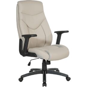 مكتب مكتب تنفيذي للمكتب العالي المترابط مع مقعد سميك مبطن وارتفاع الذراعين القابلة للتعديل ، الأسود in Kuwait