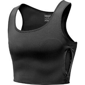 LGBT UNICORNS Chest Binder Trans FTM, Adjustable Bindfree Sizing Design, Skin-Friendly & Breathable, Nipple Covers Built-in