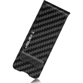Real Carbon Fiber Money Clip for Men, Minimalist Money Holder for Cash Credit Card Clip Front Pocket Men's Money Clips