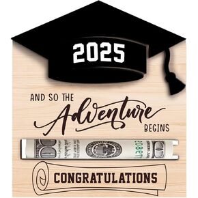 حامل أموال التخرج 2025 ، حامل النقد الدراسي ، 2025 هدية تخرج من حاملي الأموال ، هدايا جامعة كبار الجامعات المفروضة النقدية لعام 2025 ، فئة 2025 الحاضر (حامل الأموال)