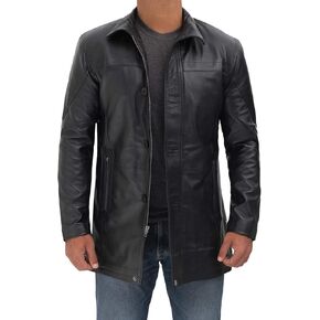 Blingsoul Leather Car Coats For Men - Real Leather Jacket Men