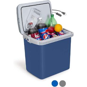 COOLEK -BOX ELECTRAL COLLER WARDER و WARTY للسيارة والمنزل - 34 كوارت (32 لتر) - مزدوج 110 فولت AC House و 12 فولت مركبات مركبة