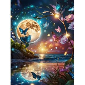Zythron Cow Diamond Painting Kits للبالغين بقرة الماس مجموعات فن الماس للبالغين المبتدئين DIY Plans Plans Paints 5D GEM Art and Crafts for Home Wall Decords 14x14 Inch