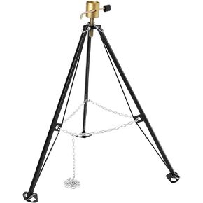 5th Wheel Tripod Stabilizer - 5000LB Load Capacity, 19"-55" Adjustable King Pin Stabilizer with Lock & Keys, Heavy Duty RV Trailer Stabilizer for Camper, Travel Trailers, Motorhomes