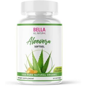 Bella All Natural Aloe Vera Softgels