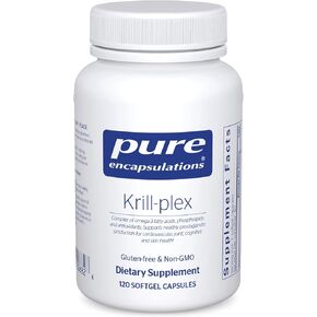 Pure Encapsulations Krill-Plex | Supports Menstrual Comfort, Heart Health, Joint Support, Cognitive Function and Skin Health | 60 Softgel Capsules
