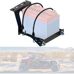 Metal Battery Tray for Honda Talon Compatible with Talon 2nd Batteries Kit Underhood Battery Box for Honda Talon Compatible with Talon 1000R / 1000X / 1000X-4 2019-2022
