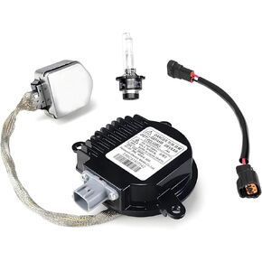 Xenon HID Headlight Ballast Control Unit w/Igniter & D2S Bulb Replacement for Nissan Rogue 350z Altima Murano Marano Maxima, Infiniti G35 G37 FX35 Qx56, # Replace 28474-89904 28474-8991A