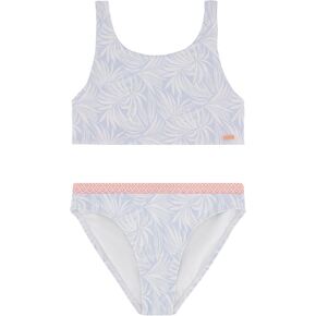 Roxy Girls' Two-Piece Bikini Swimsuit Set, UPF 50+ Sun Protection, Quick-Dry Bathing Suit