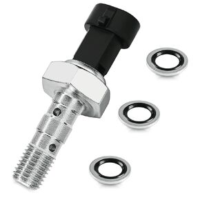 Brake Pressure Switch with Brake Line Seal Kit Compatible with Polaris Ranger XP 1000 2019-2024, RZR 2016-2021, Sportsman and General Replaces for Polaris 4014262/4081117 / 791071
