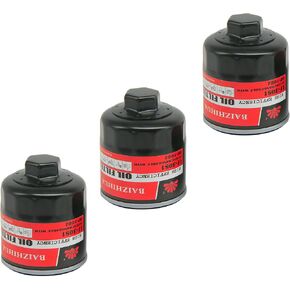 3 عبوات Baizhihua 3081 مرشح الزيت الممتاز يحل محل HP-1002 ، PS-1002 ، SO-1002 متوافق مع فورد ، لينكولن ، تويوتا ، فولكس واجن ، كرايسلر ، دودج ، أولدن ، جيب ، لاند جاجوار XF ، Mazda MX-5