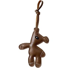 Brown Bear Bag Charm, Cute Bear Charm for Purse Handbags Bag Accessories Car Charms PU Teddy Bears Key Charms
