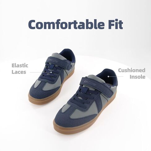 AMZZPIK Boys Girls Casual Shoes Comfortable Walking Zero Drop Skateboard Sneakers for Little Kid Big Kid in Saudi Arabia