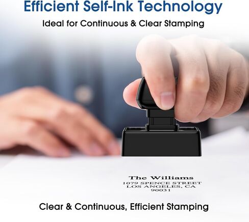 Paid Stamp Self Inking for Office, Accounts Payable, Retail Use, Business. Auto-Ink Technology, Clear & Continuous, Efficient Stamping - Bright Red Ink in Kuwait