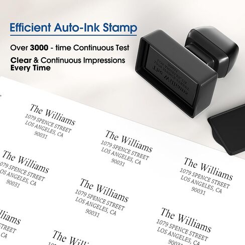 Paid Stamp Self Inking for Office, Accounts Payable, Retail Use, Business. Auto-Ink Technology, Clear & Continuous, Efficient Stamping - Bright Red Ink in Kuwait