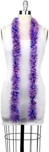 ZUCKER Marabou Feather Boas - Fluffy Costume Accessories, for Halloween Party, Carnival, Crafts, Dancing - 3-Pack in Kuwait