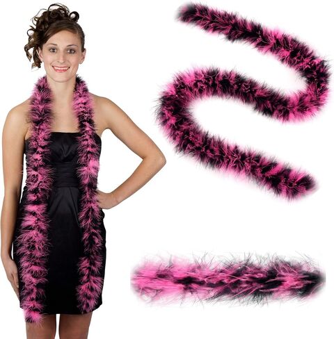 ZUCKER Marabou Feather Boas - Fluffy Costume Accessories, for Halloween Party, Carnival, Crafts, Dancing - 3-Pack in Kuwait