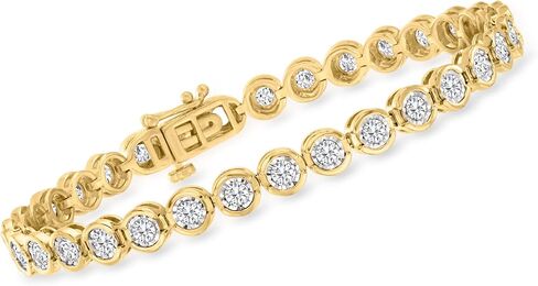 Ross-Simons 3.00 CT. T.W. سوار تنس الماس محي in Kuwait
