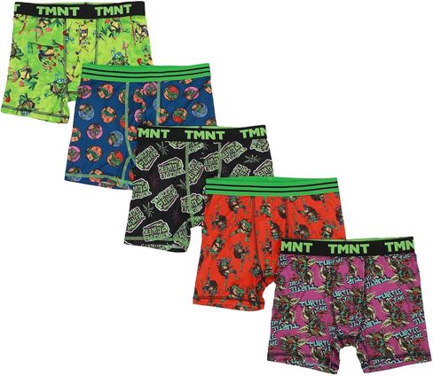 Teenage Mutant Ninja Turtles Youth Boys Boys Boxer Boxer Intelds 4-Pack و 5 pack in Kuwait