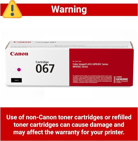 Canon Genuine 067 Black Toner Cartridge Compatible with LBP633Cdw, LBP632Cdw, MF652Cdw, MF653Cdw, MF654Cdw, MF656Cdw in Kuwait
