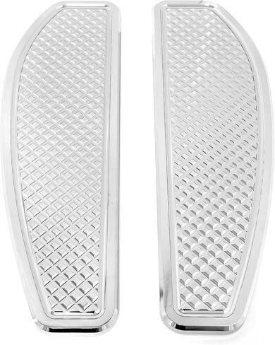 Chrome Anti-Slip Edrenged Driver Forboard Foot Foot Foot Foot for Harley Touring Road King Street Electra Glide Ultra 1986-2023 Softail 1986-2017 in Kuwait