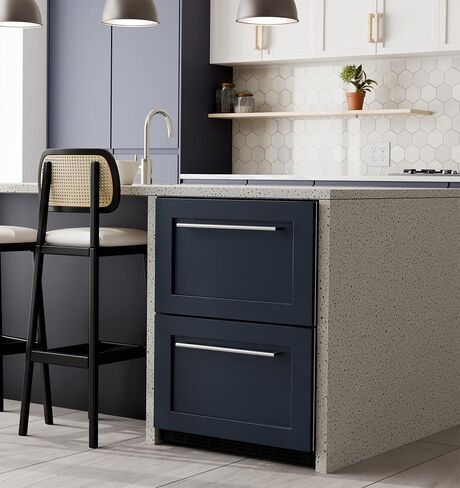 KoolMore KM-BIR5C-PR 24 Ready (Panel Not Included) Compact Refrigerator, 5 cu. ft. in Black in Saudi Arabia
