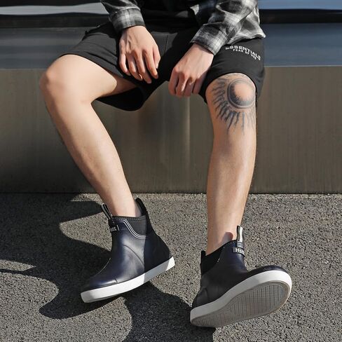 حذاء سطح السفينة HSBDNZQ للرجال ، أحذية المطر in Kuwait