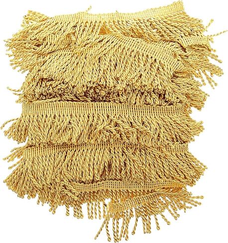 11 Yards Bullion Fringe Trim,Tassel for Craft,Fabric Trim Lace Trim Upholstery Trim Ribbon Decorative Trim for Sewing Curtain Couch Pillow Cushion Shawl Dress Costume Embellishment (Burgundy) in Kuwait