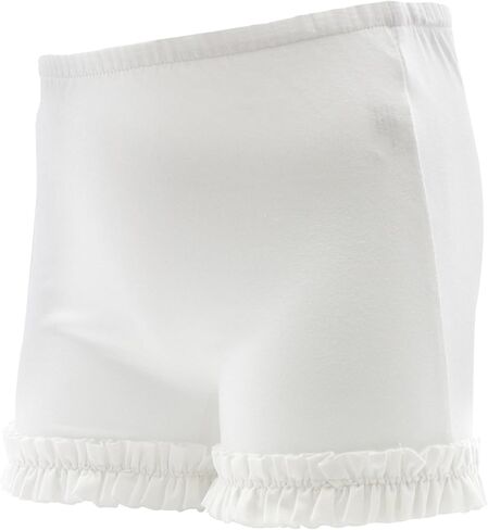 by Wee Ones Modesty Cartwheel Shorts in Toddler, Girl, and Pre-Teen Sizes, White, Navy, or Light Pink in Saudi Arabia
